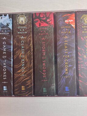 George R. R. Martin's A Game of Thrones 5-Book Boxed Set - Brand New